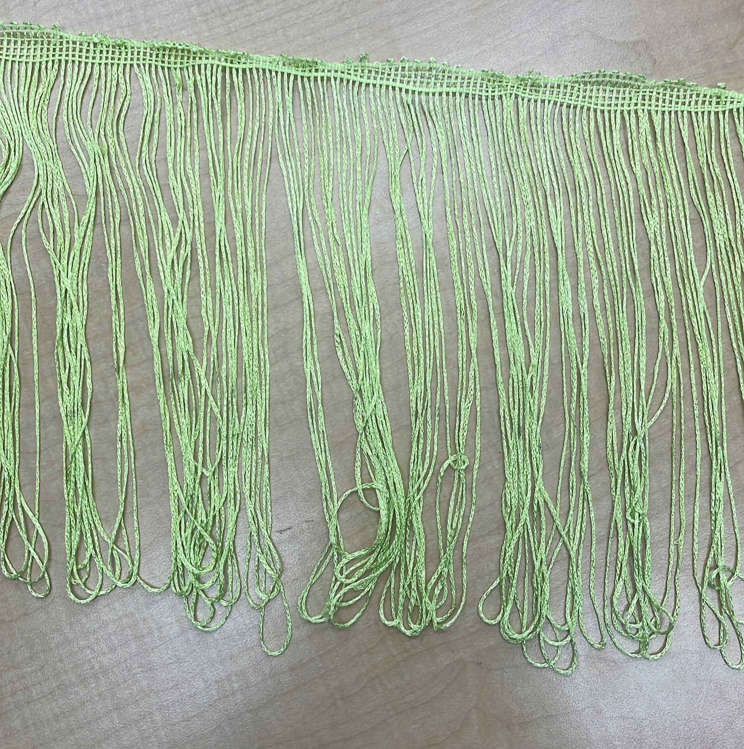 [ FR-AF-515B-2 ] FRINGE 25CM - LIME per Meter