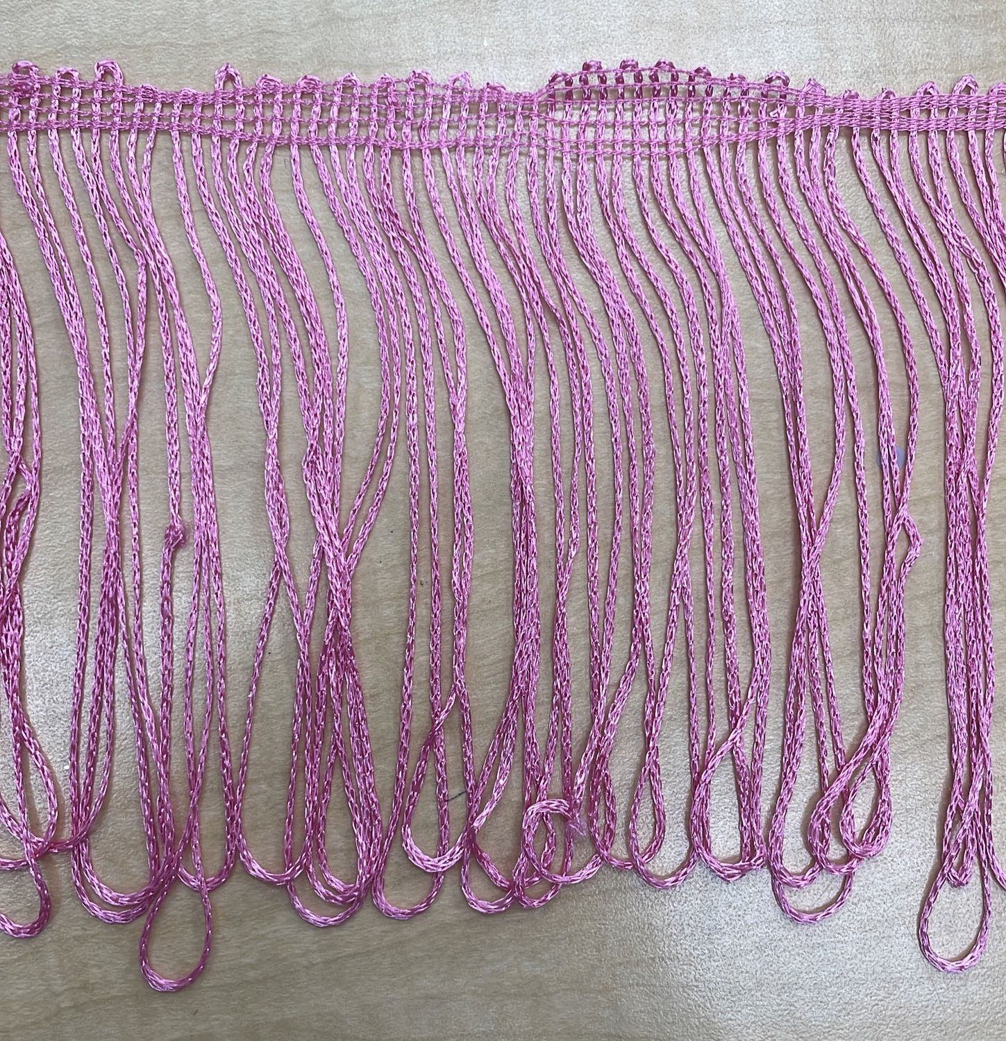 [ FR-AF-515C-10 ] FRINGE 15CM - PINK per Meter