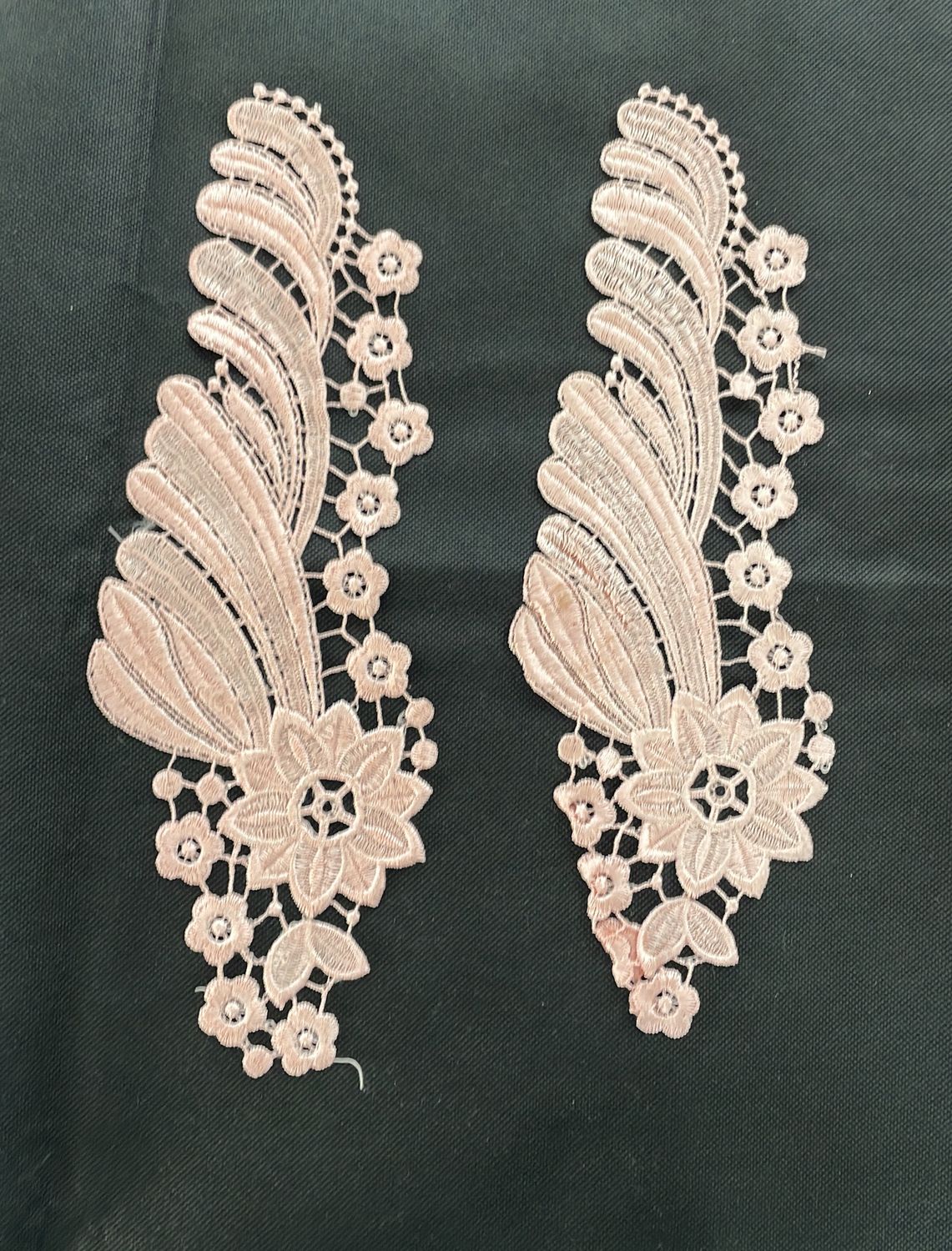 [ LACMP-AK-0919-3 ] LaceChemMotifPair 33CM-PEACH per Each