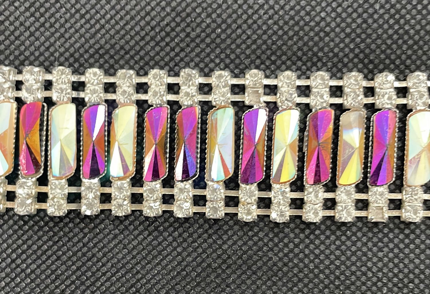 [ 15157 ] Braid Metalic/3cm/5g/Multi Silver per Meter