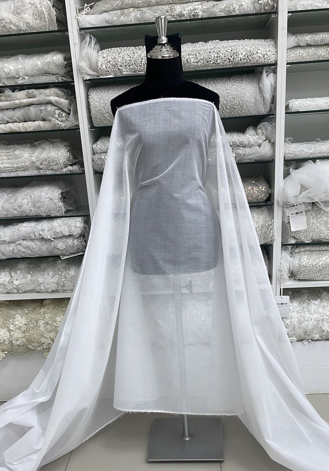 [ 25240 ] FUSING COTTON-HTC-4003-112cm-01-WHITE per Meter