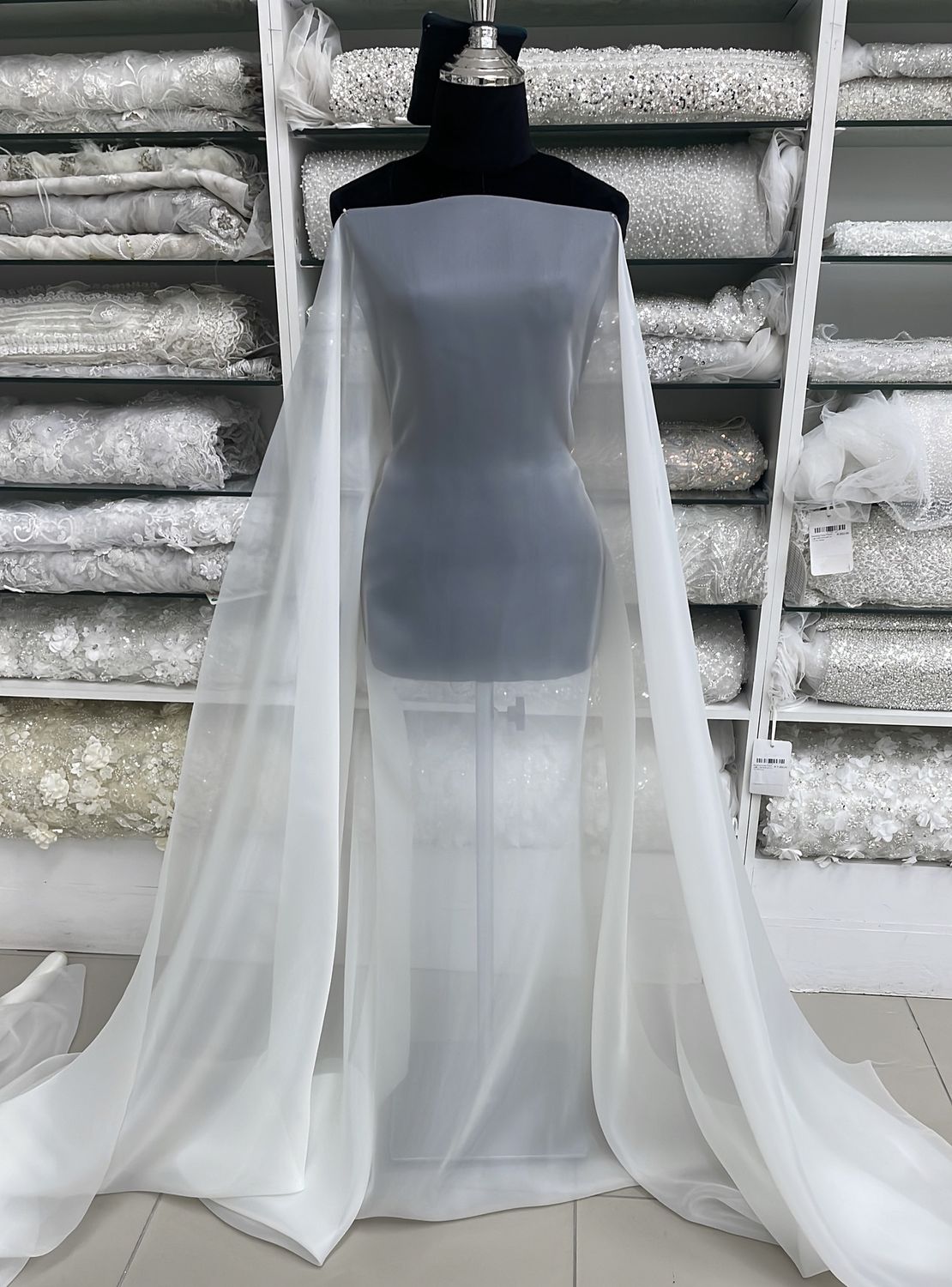 Matt Organza Korean-per m-150-25-Ivory