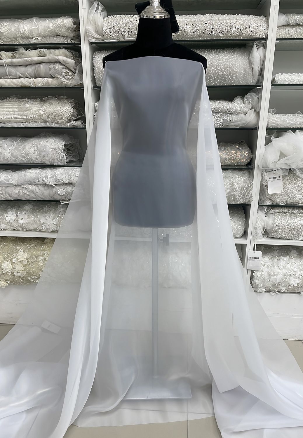Matt Organza Korean-per m-150-26-White