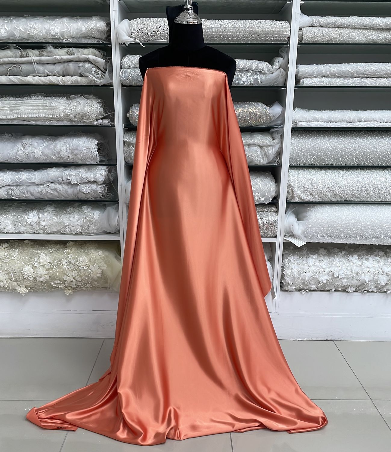 [ SRE-NO-30 ] Satin Royal Elegant 150w Orange per Meter