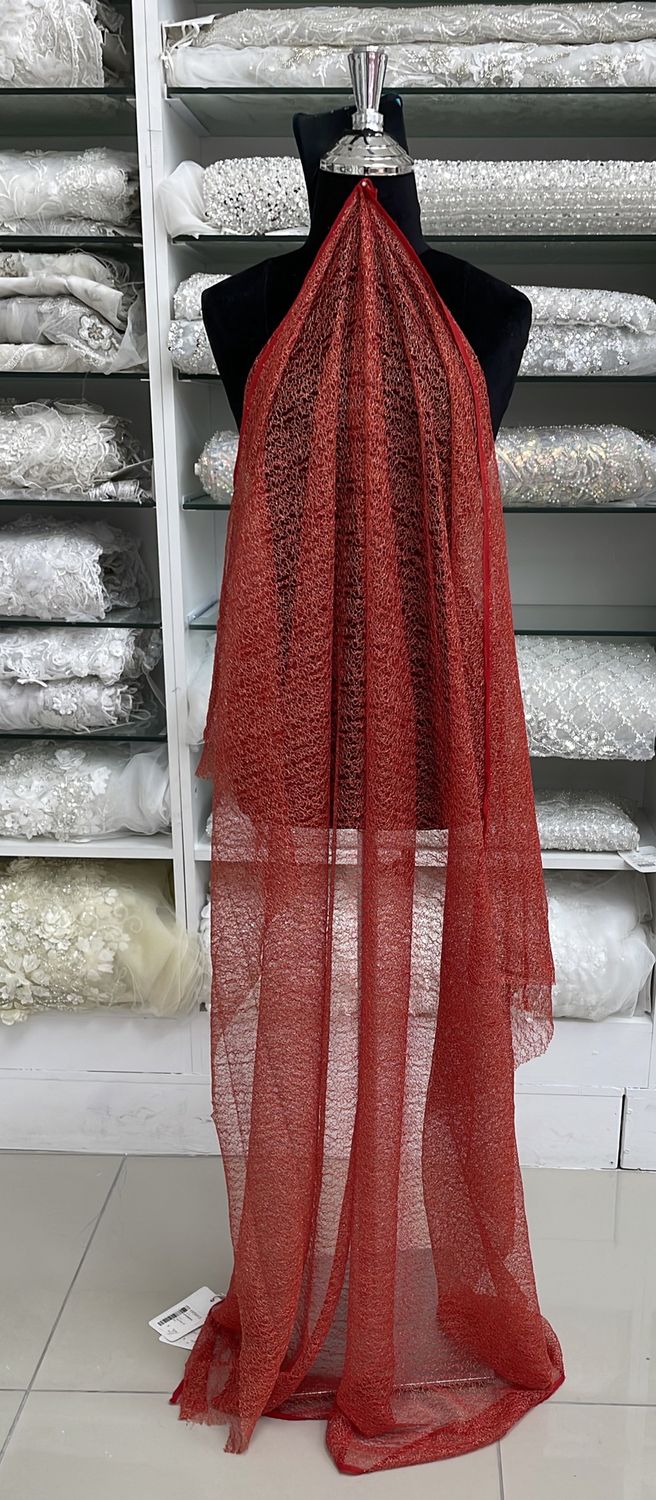 [ CUP-AIE22624-06 ] Cunjun Plain 130 - Red per Meter