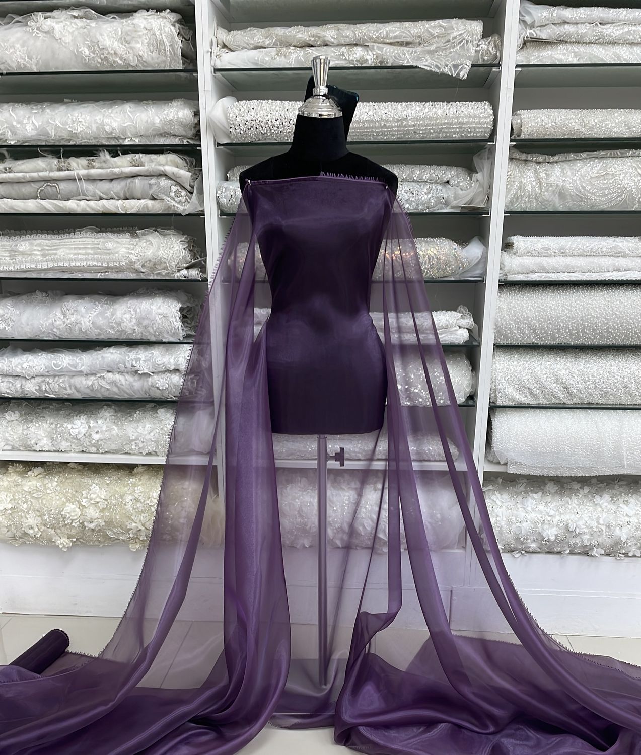 [ OR-G14A-3629-44 ] Organza 150-Grape per Meter