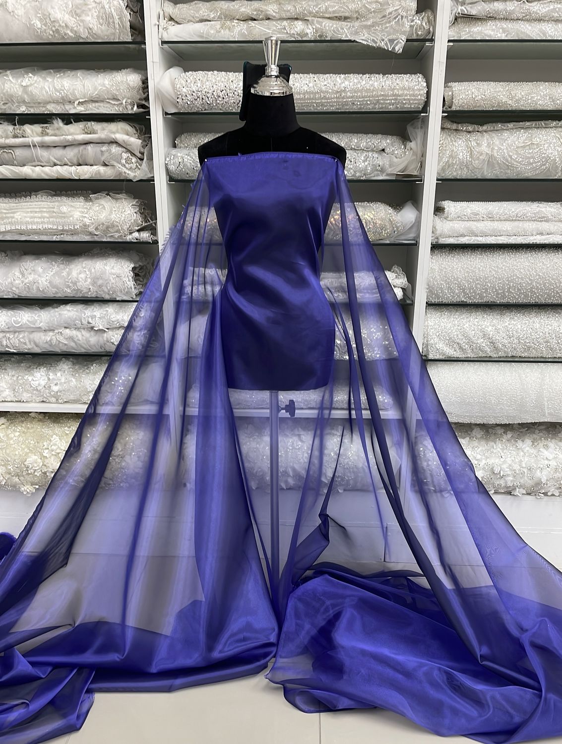 [ OR-G14A-3629-81 ] Organza 150-Purple per Meter