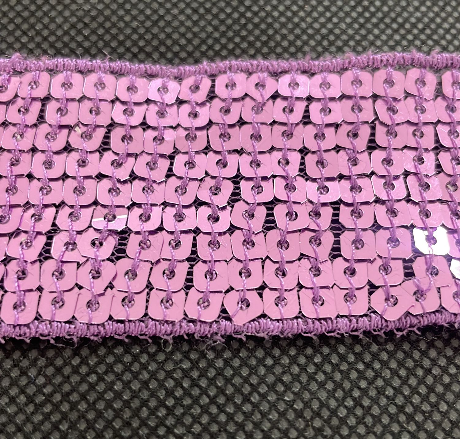 [ BRB-UNK-C-11 ] Braid Beaded 5cm - Purple per Meter