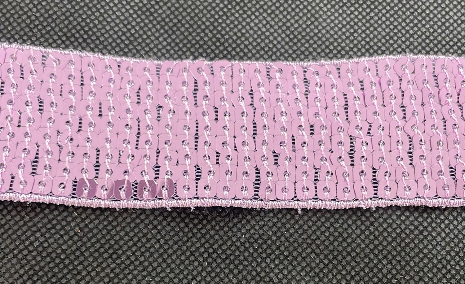 [ BRB-UNK-C-10 ] Braid Beaded 5cm Lilac per Meter
