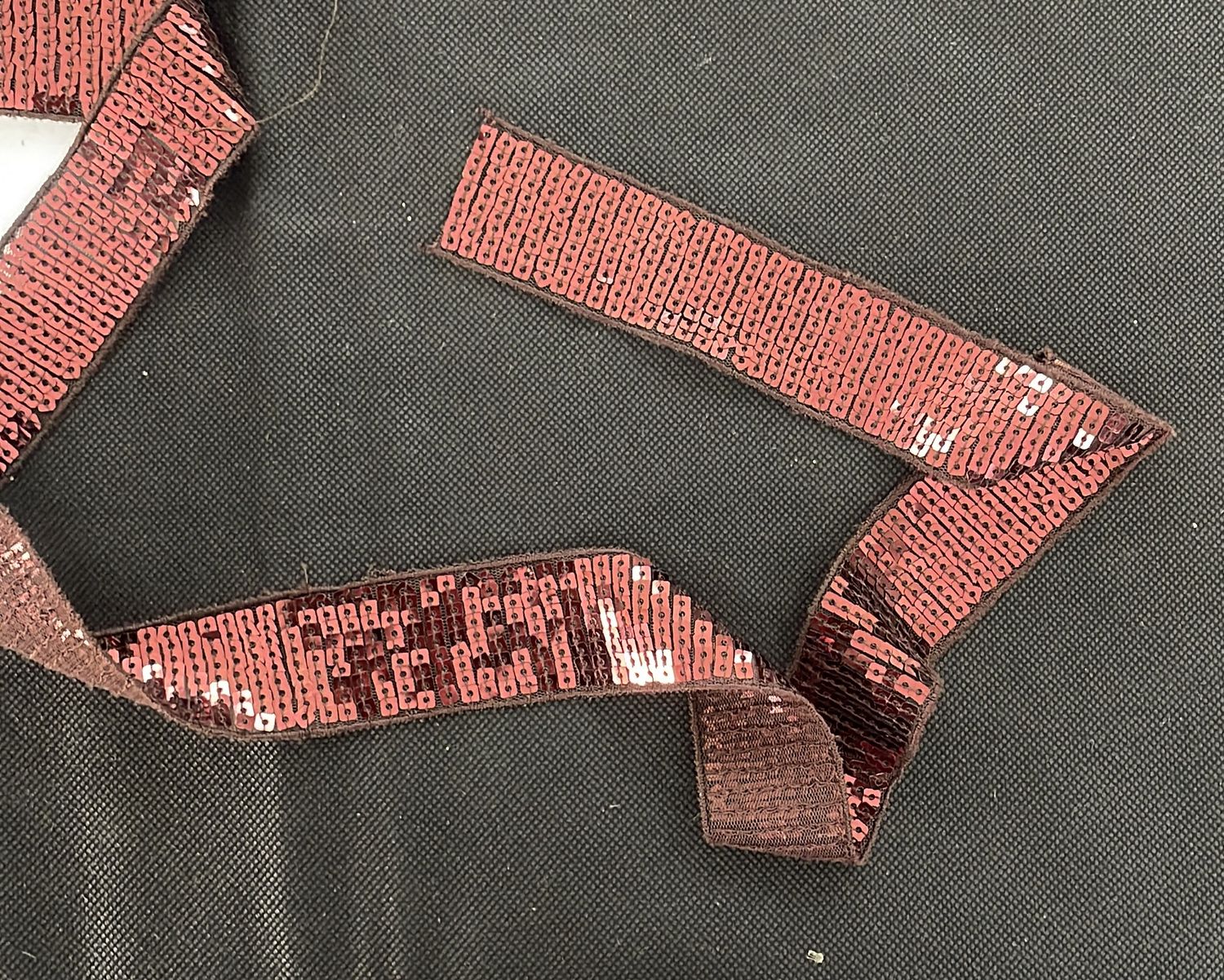 [ BRB-UNK-B-05 ] Braid Beaded 3cm - Bronze per Meter