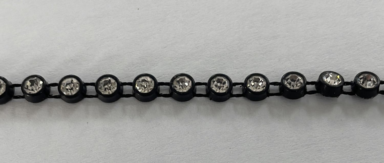 [ 21210 ] Crystal String/12/5g/Black per Meter