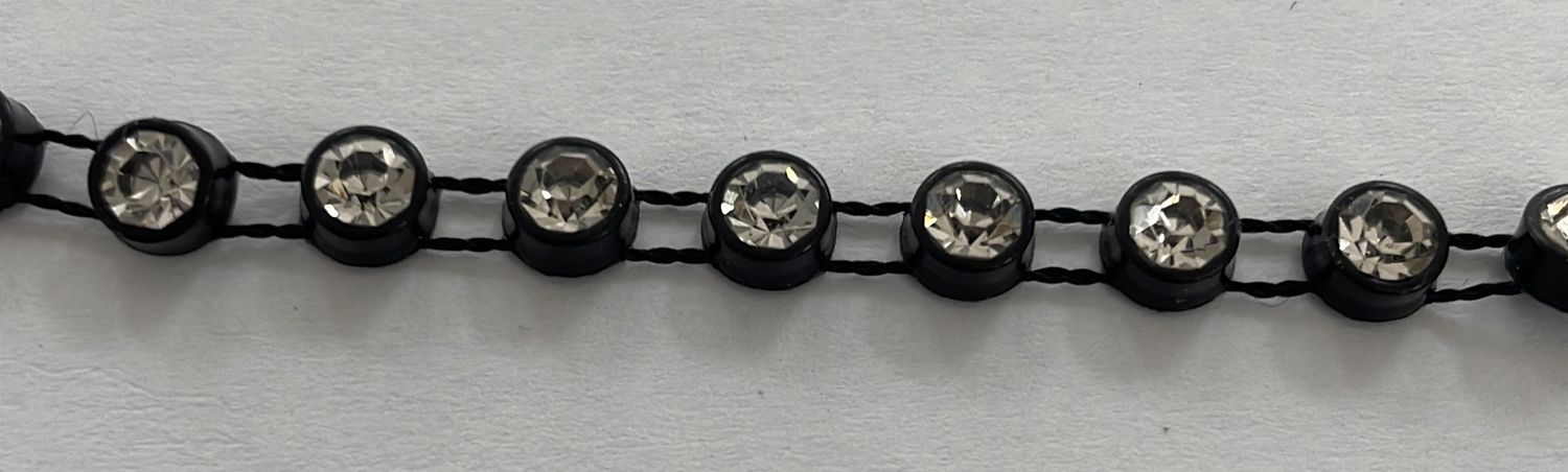 [ 21212 ] Crystal String/16/5g/Black per Meter