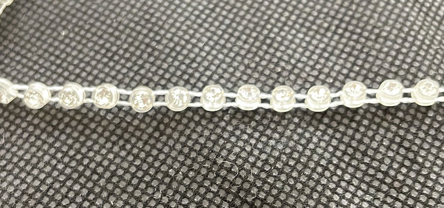 [ 21209 ] Crystal String/10/5g/OffWhite per Meter