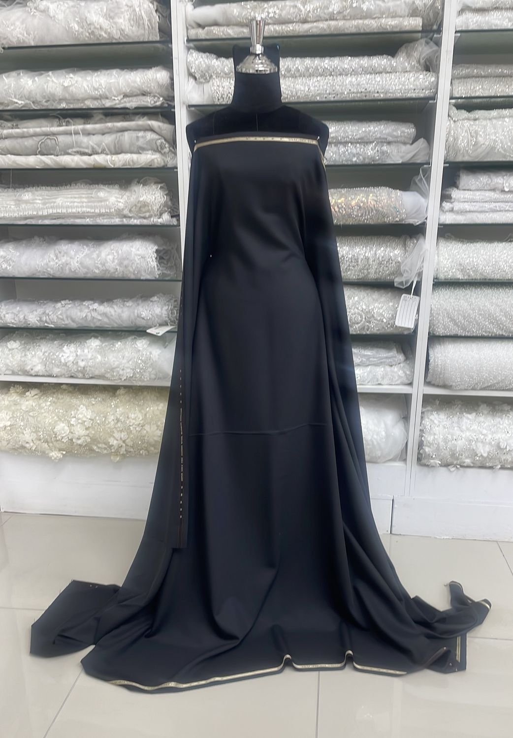 [ 24231 ] Wool Travera Super Fine-150-1-BLACK per Meter