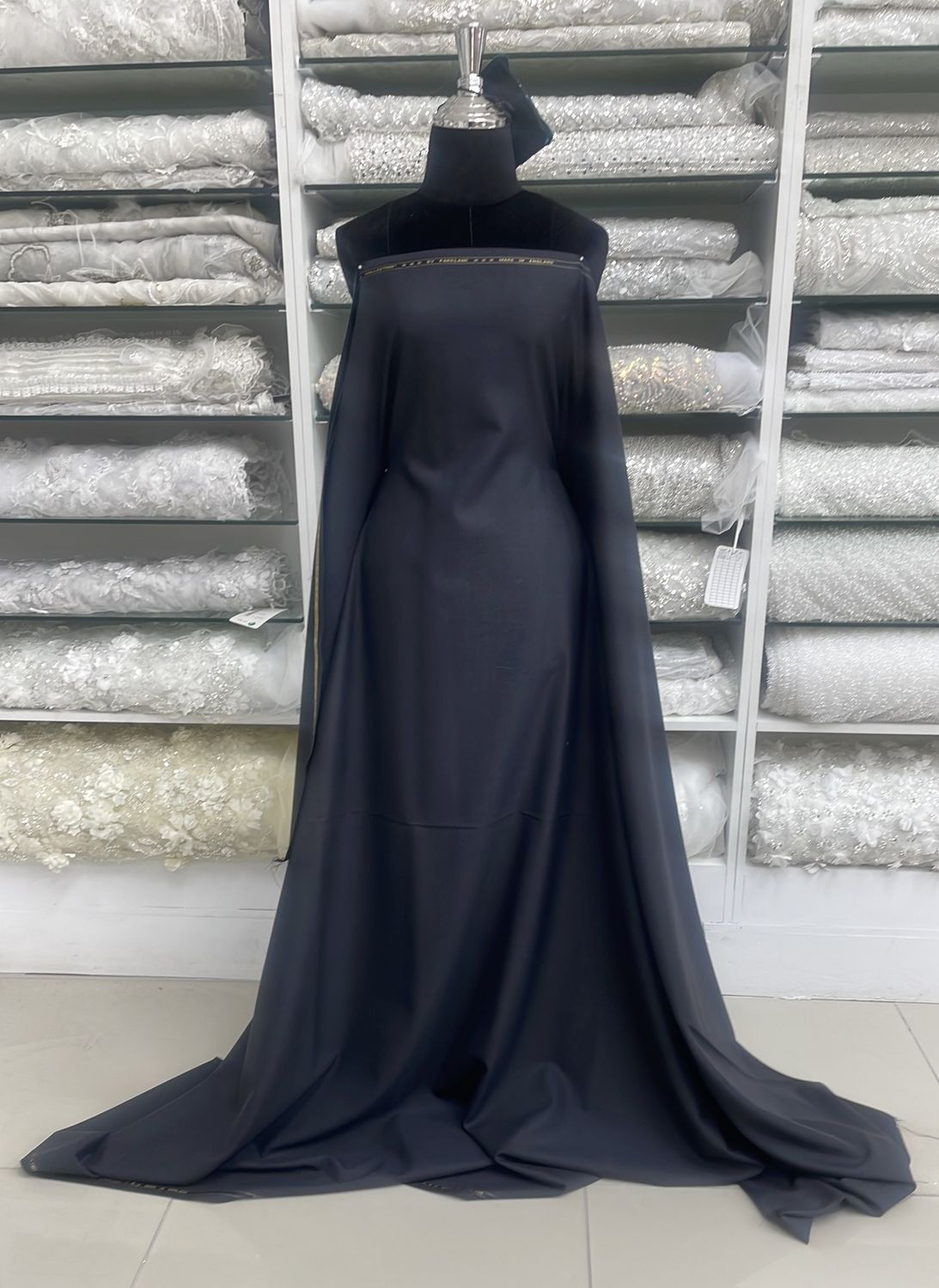 [ SUWO-VI-7967-W8 ] Suiting100% Wool-150cm-CHARCOAL per Meter