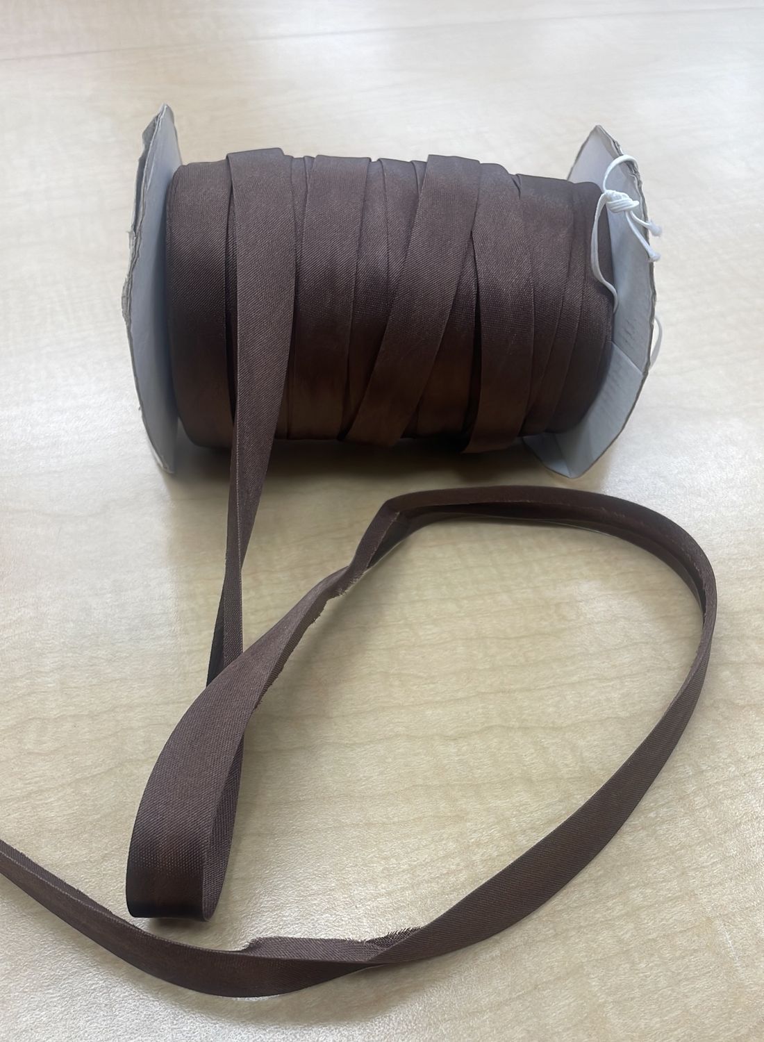 [ SBB-HTC-15MM-76 ] Satin Binding15mm-MOCCA per Meter