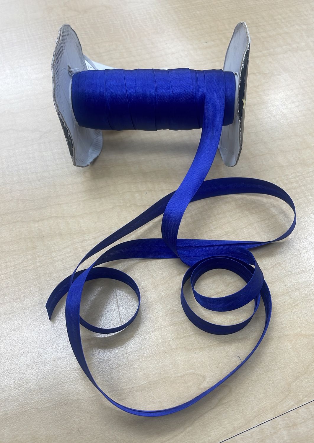 [ SBB-HTC-15MM-28 ] Satin Binding15mm-INDIGO per Meter