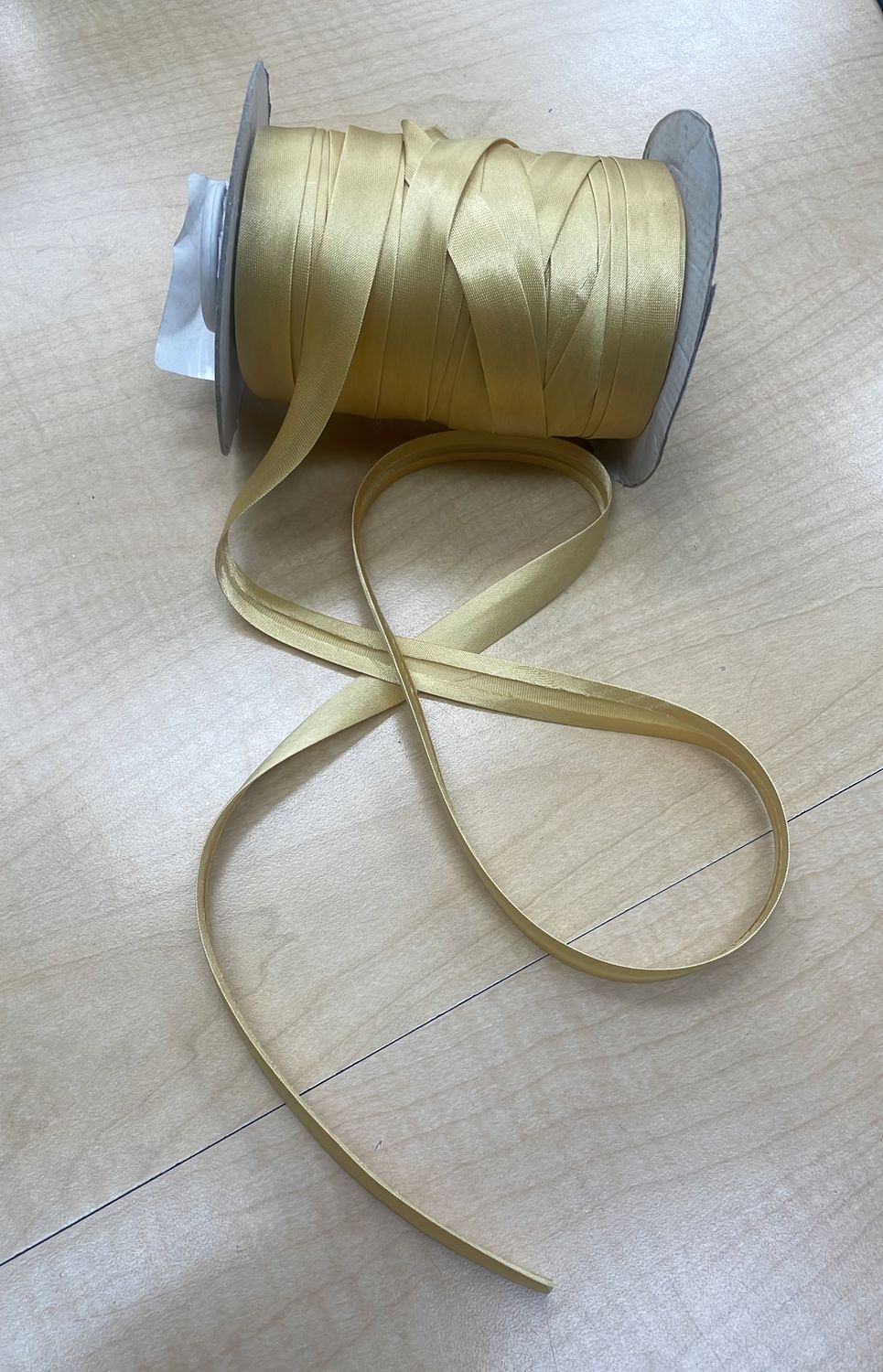 [ SBB-HTC-15MM-8 ] Satin Binding15mm-GOLD per Meter