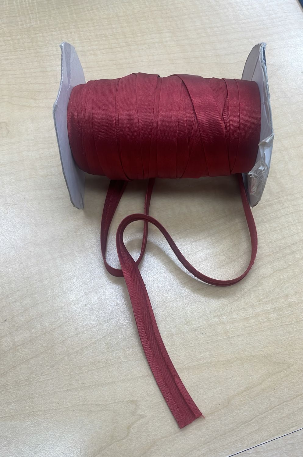 [ SBB-HTC-15MM-68 ] Satin Binding15mm-WINE per Meter
