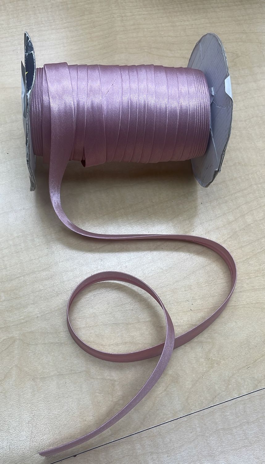 [ SBB-HTC-15MM-90 ] Satin Binding15mm-DUSTY PINK per Meter