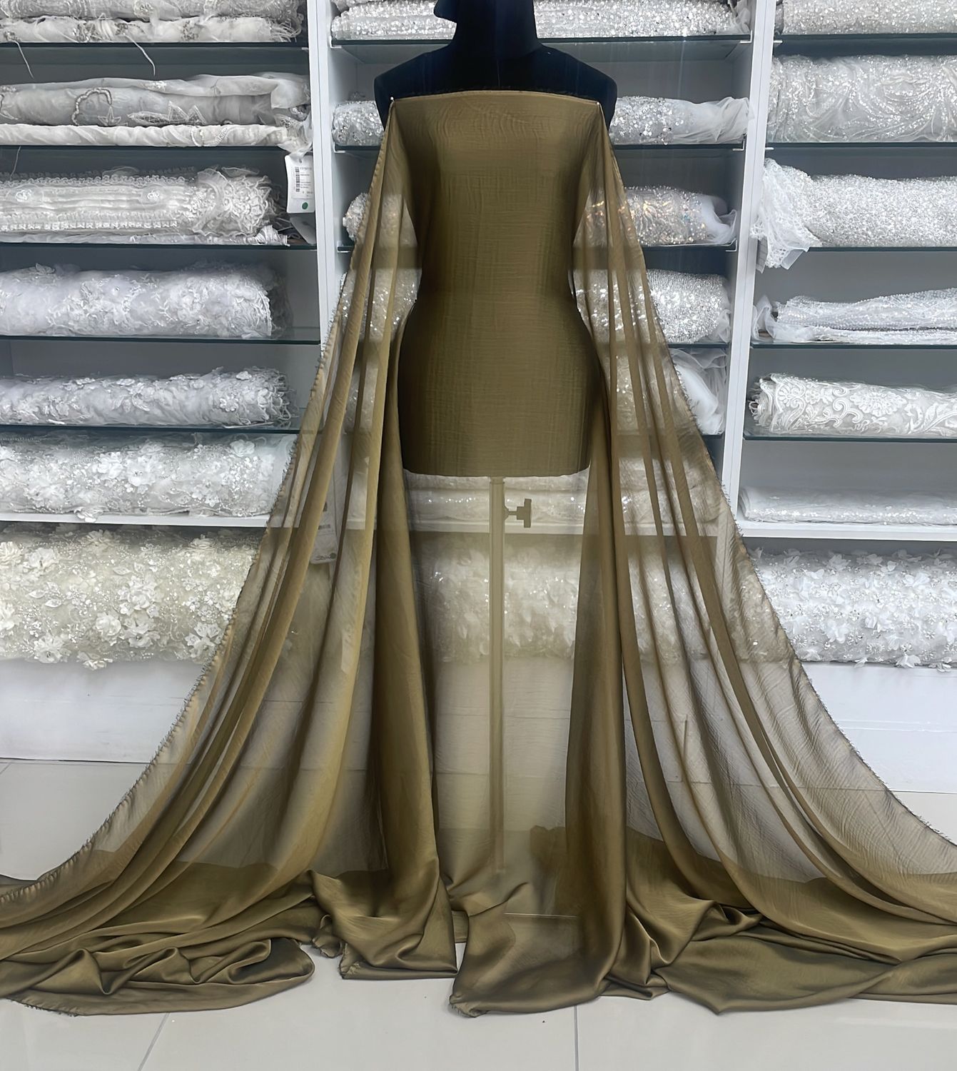 Chiffon [ CHC-IEU-OCT07 ] Chiffon Cationic Dyed 150 - All Colours per Meter