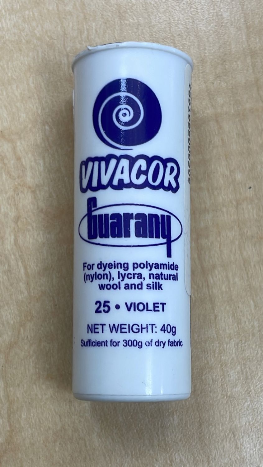 [ 7891988009306 ] FABRIC DYE GUAR VIVACOR 40GR - VIOLET per Each
