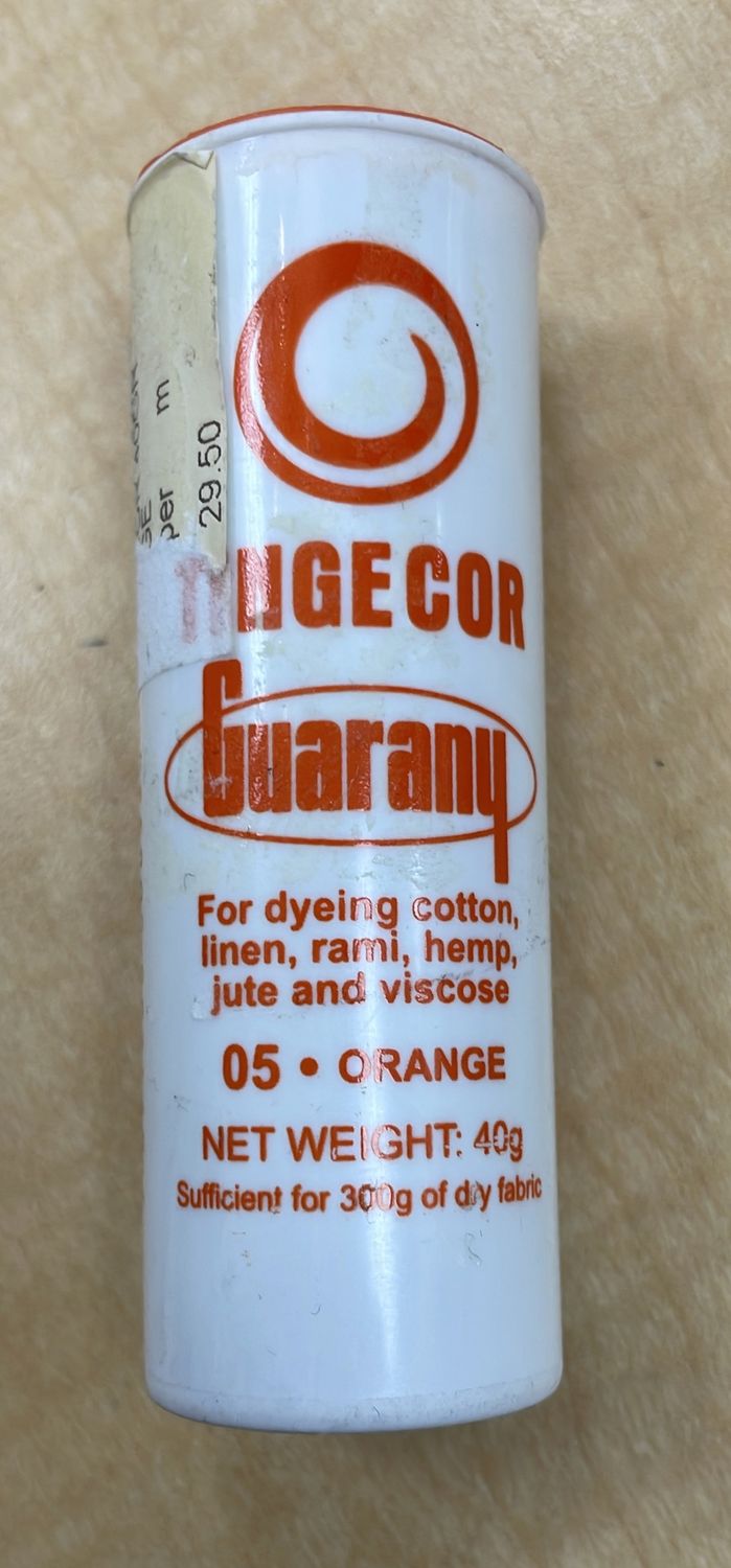 [ FDGV-BA-05 ] FABRIC DYE GUAR VIVACOR 40GR - ORANGE per Meter