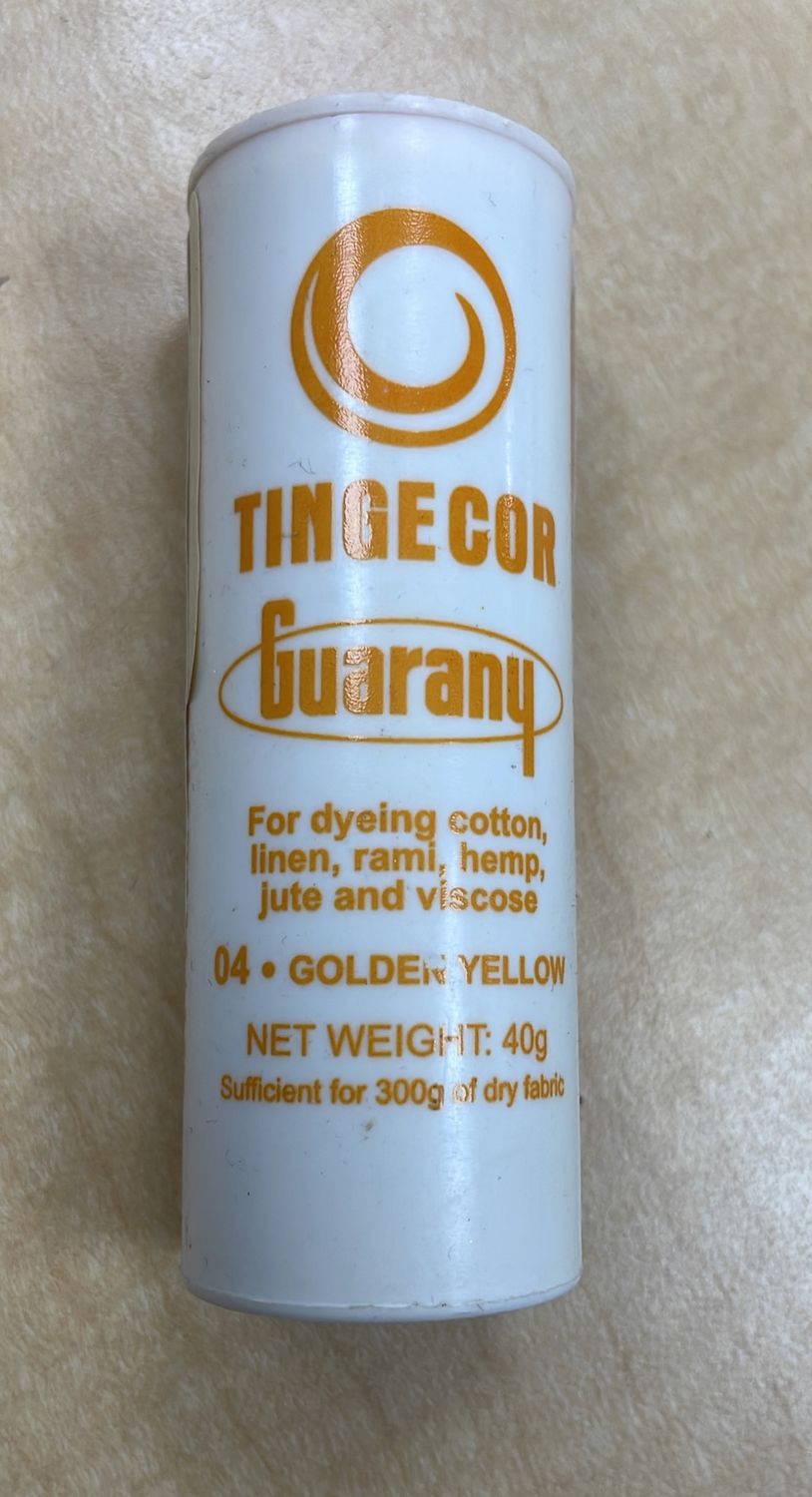 [ 7891988008492 ] FABRIC DYE GUAR TINGECOR 40GR-YELLOW GOL per Each
