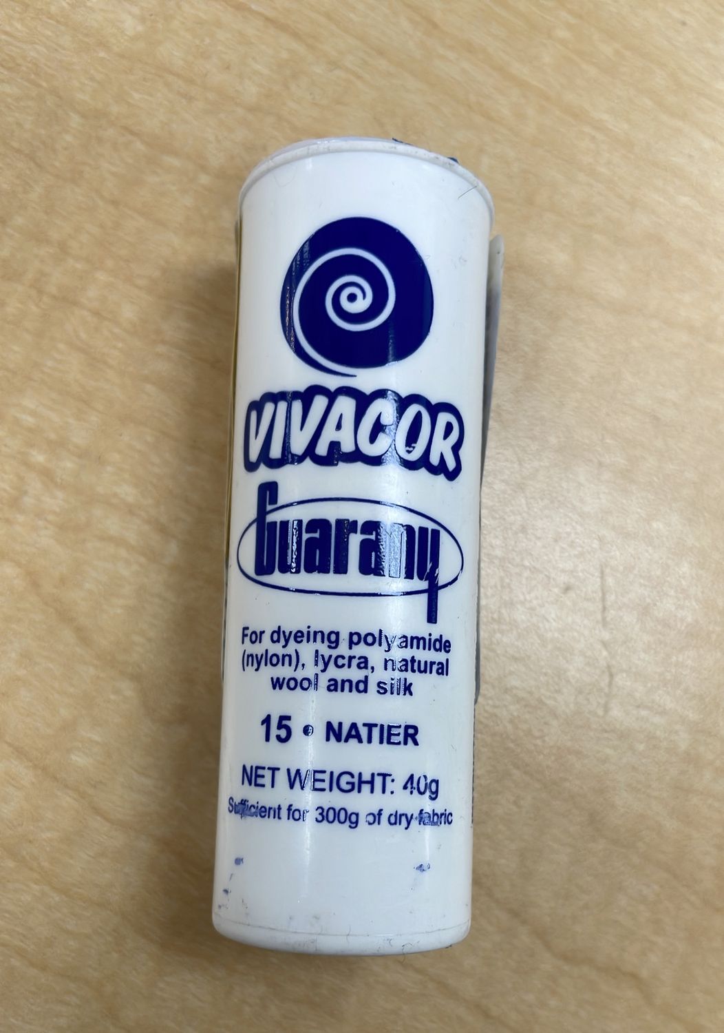 [ 7891988009184 ] FABRIC DYE GUAR VIVACOR 40GR - NATIER per Each