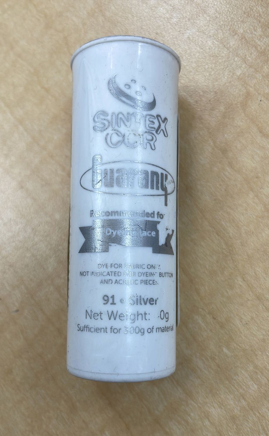 [ 7891988058946 ] FABRIC DYE GUAR SINTEXCOR 40GR - SILVER per Each
