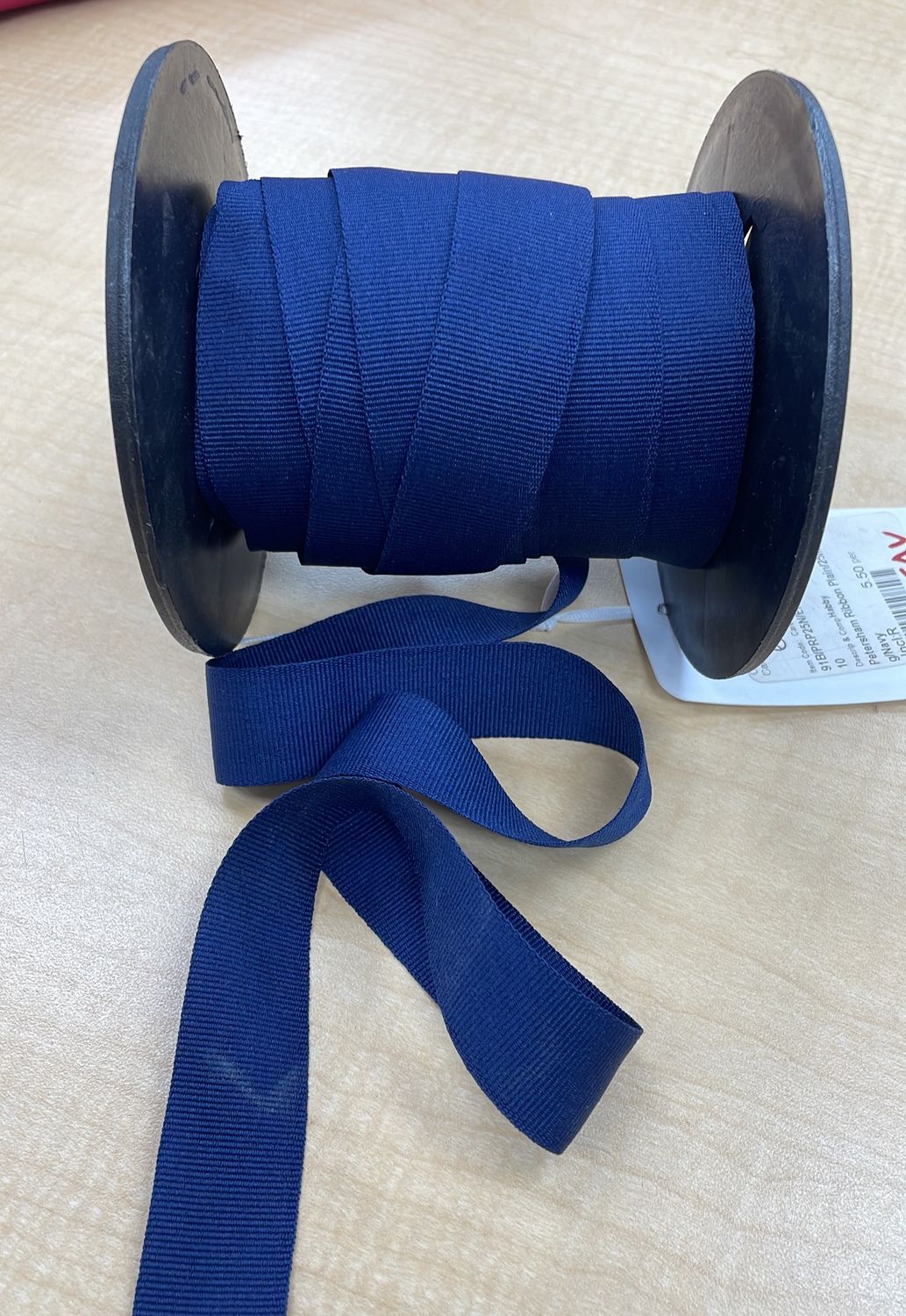 [ 21834 ] Petersham Ribbon Plain/25mm/5g/Navy per Meter