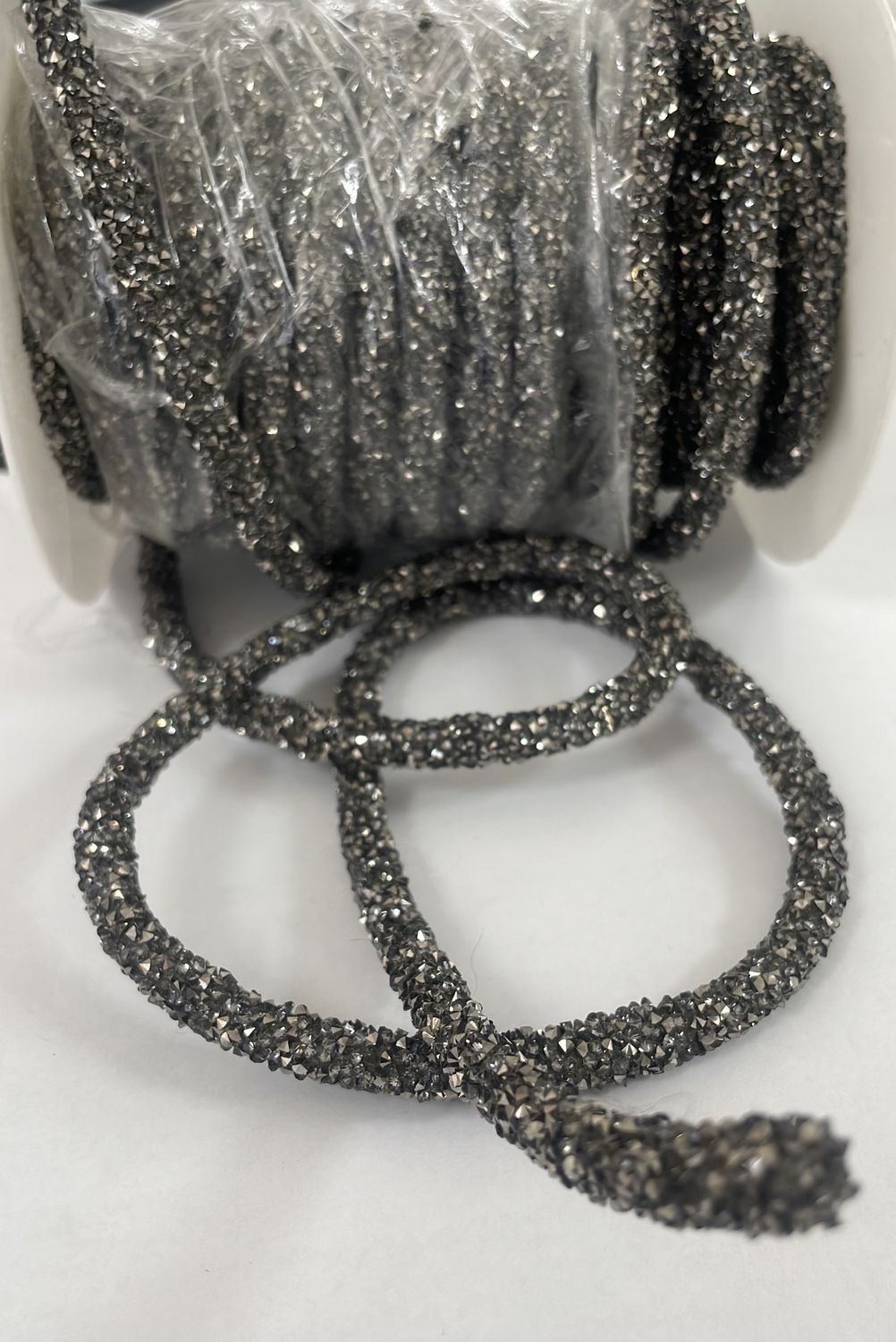[ 15150 ] Braid Metalic/0.6cm/5g/Gunmetal per Meter