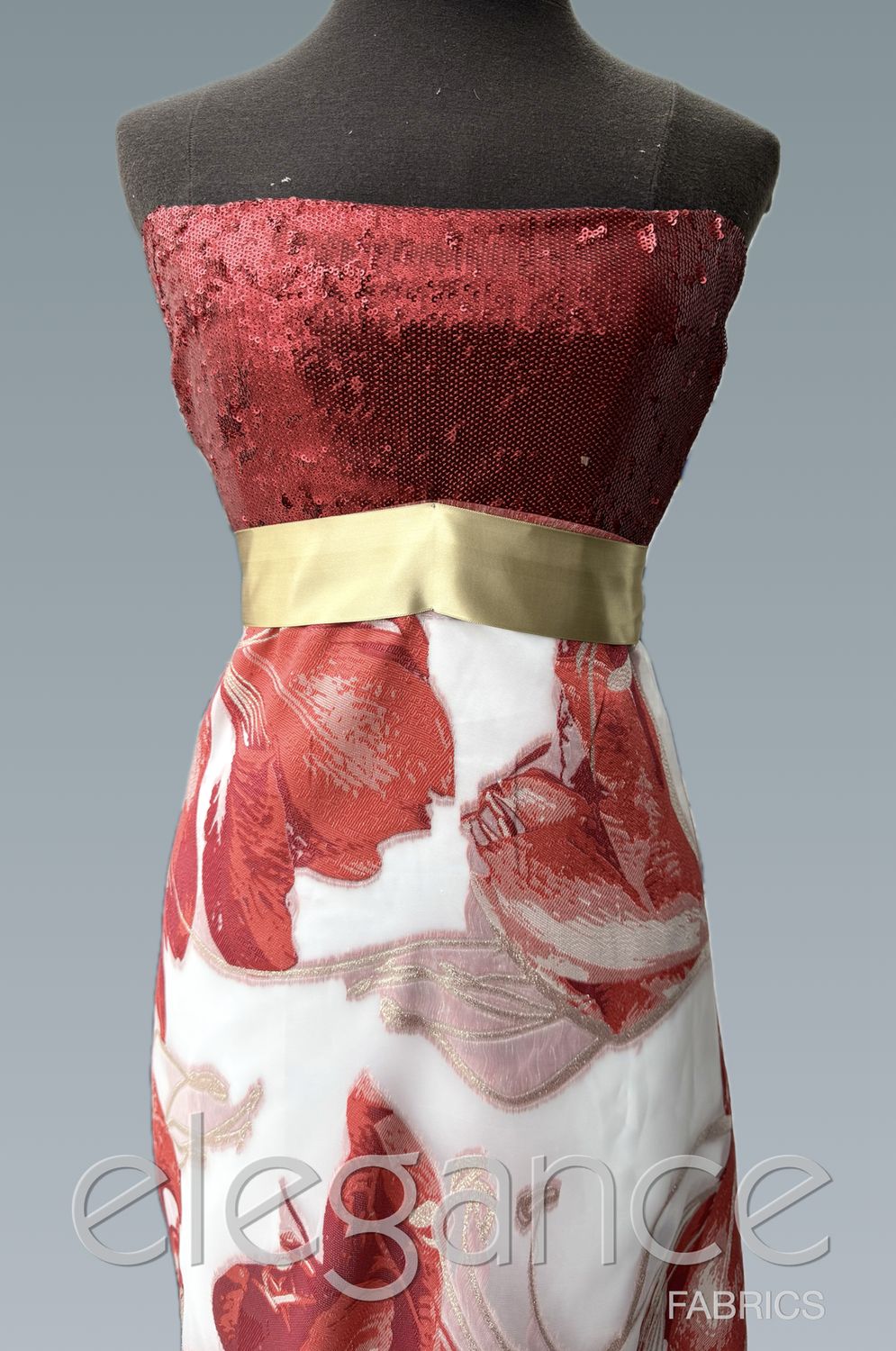 Dress Fabric Jacquard Fabrics-per m-137-05-Wine