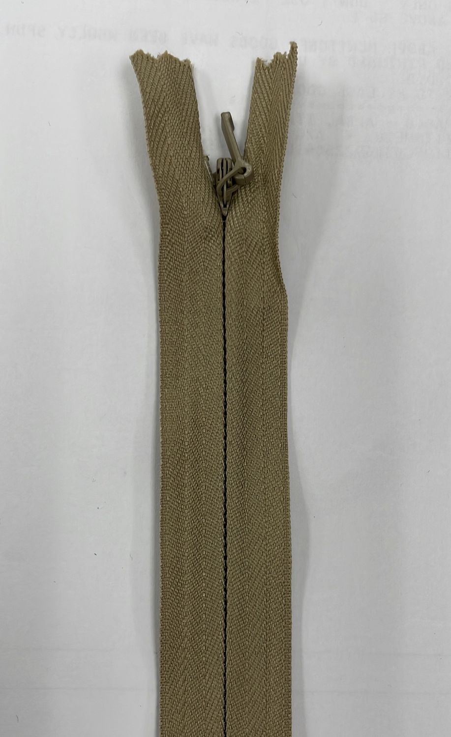 [ ZI-HTC-50-124 ] Zip Invisible 50cm-AZTEC- KHAKI per Each