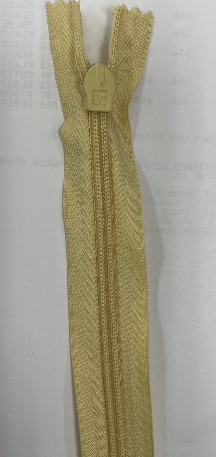 [ 16151 ] Zip Invisible Cotton/50cm/5g/Light Tan per Each