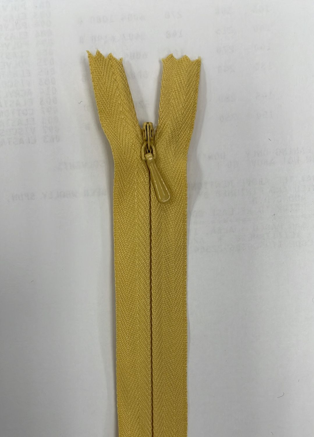 [ 18974 ] Zip Invisible Cotton/50cm/5g/Nugget per Each
