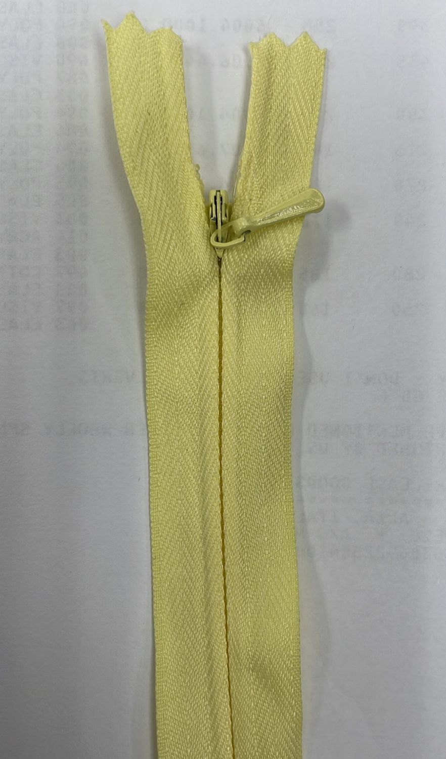 [ 18972 ] Zip Invisible Cotton/50cm/5g/Daizy per Each