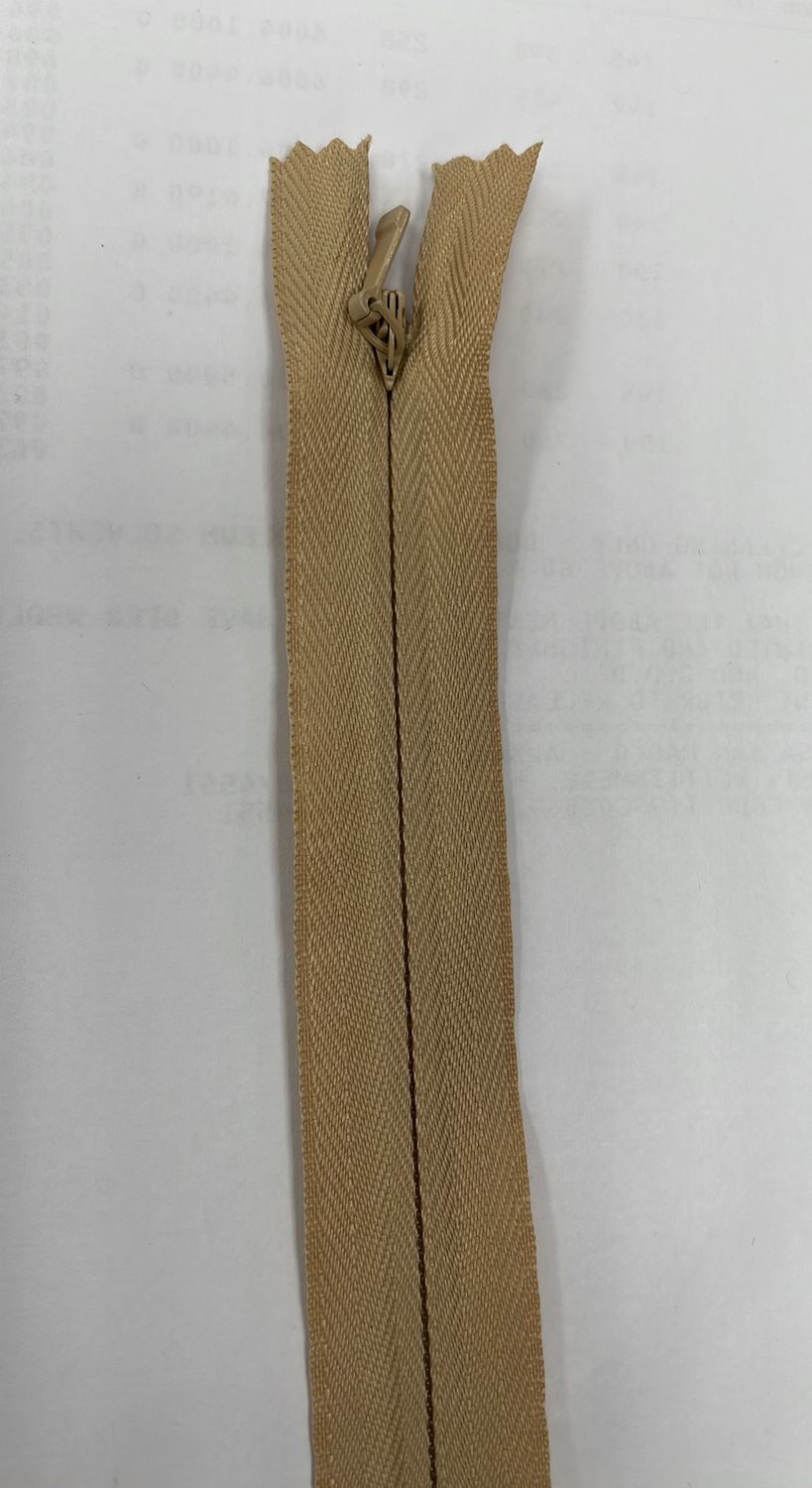 [ 19044 ] Zip Invisible Cotton/50cm/5g/Spice per Each