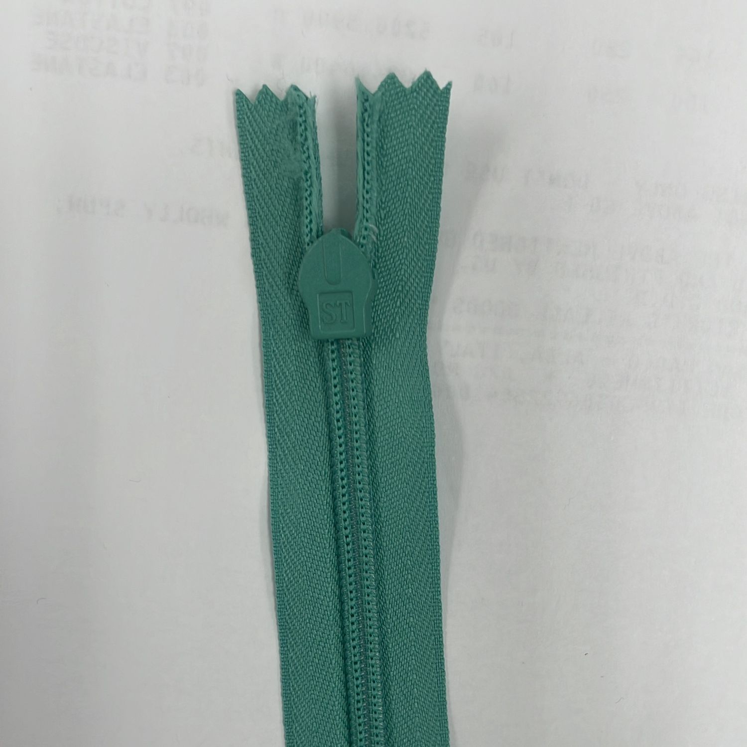 [ 19013 ] Zip Invisible Cotton/50cm/5g/Surf per Each