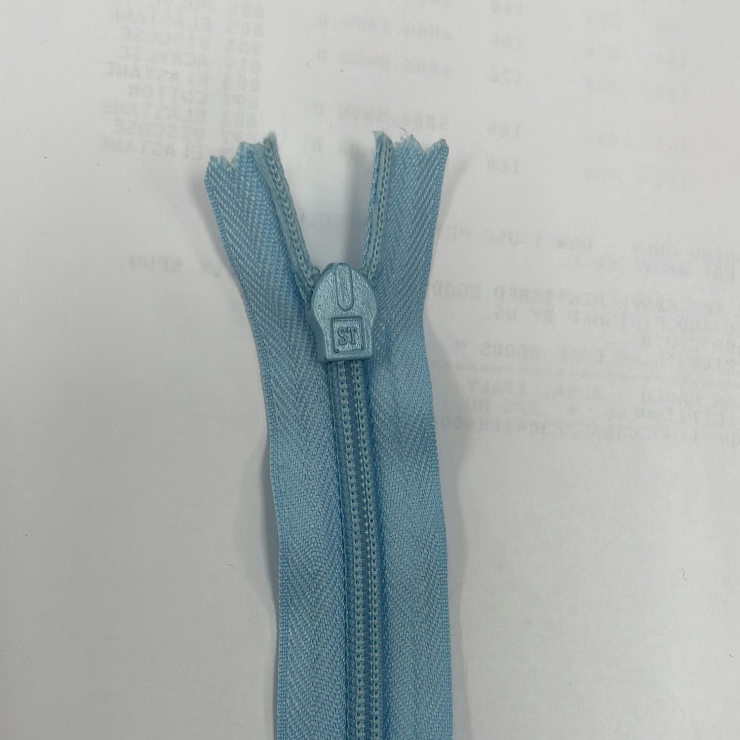 [ 19005 ] Zip Invisible Cotton/50cm/5g/Dusty Blue per Each