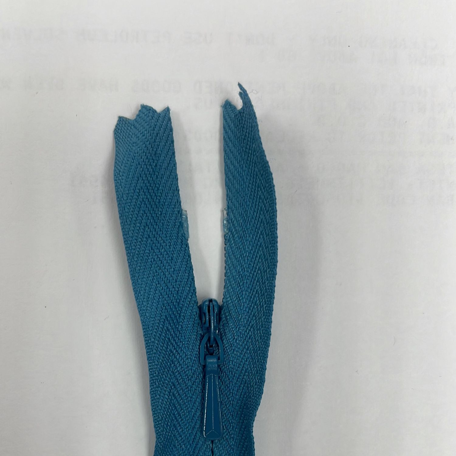 [ 19021 ] Zip Invisible Cotton/50cm/5g/Ocean blue per Each