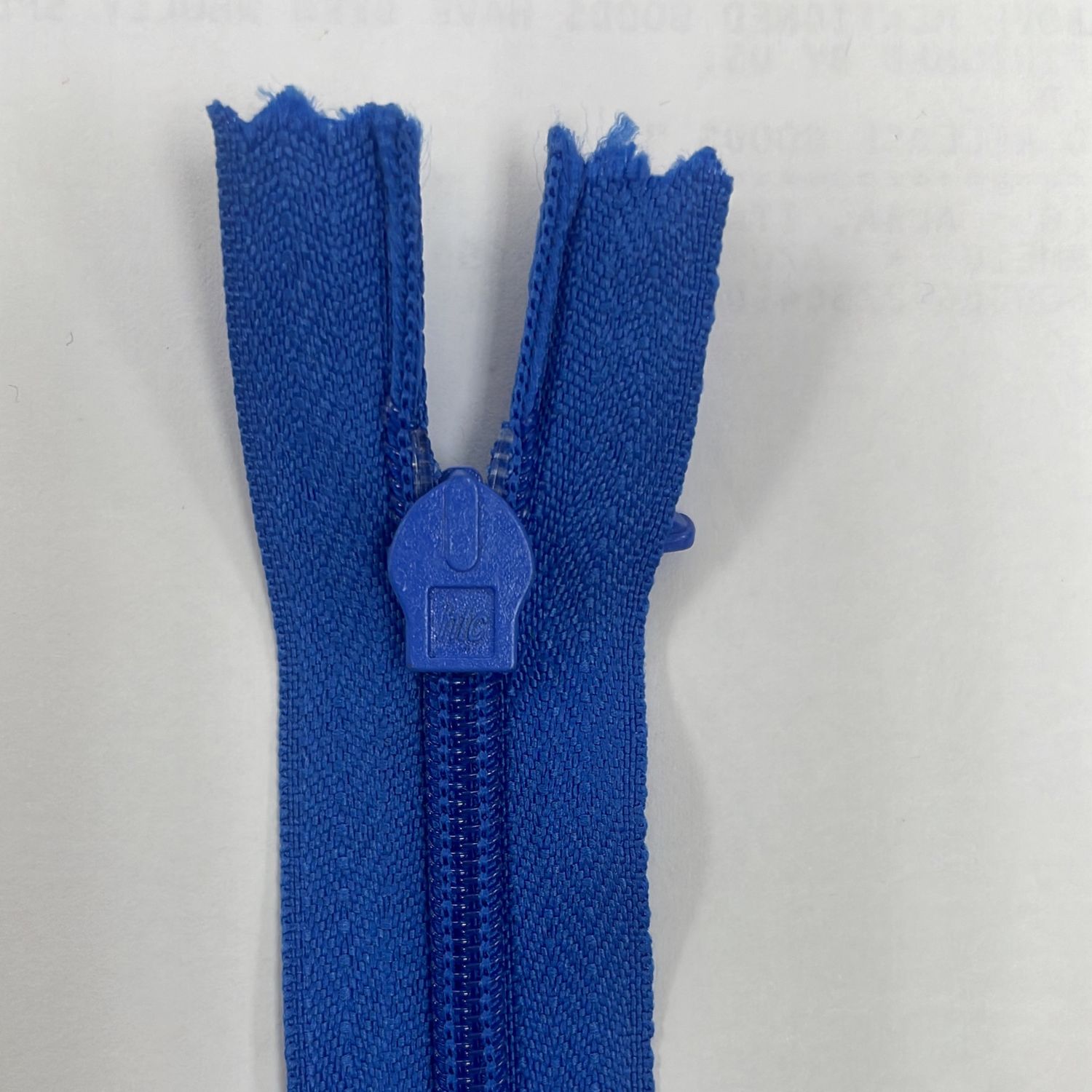 [ 19019 ] Zip Invisible Cotton/50cm/5g/Victoria Blue per Each