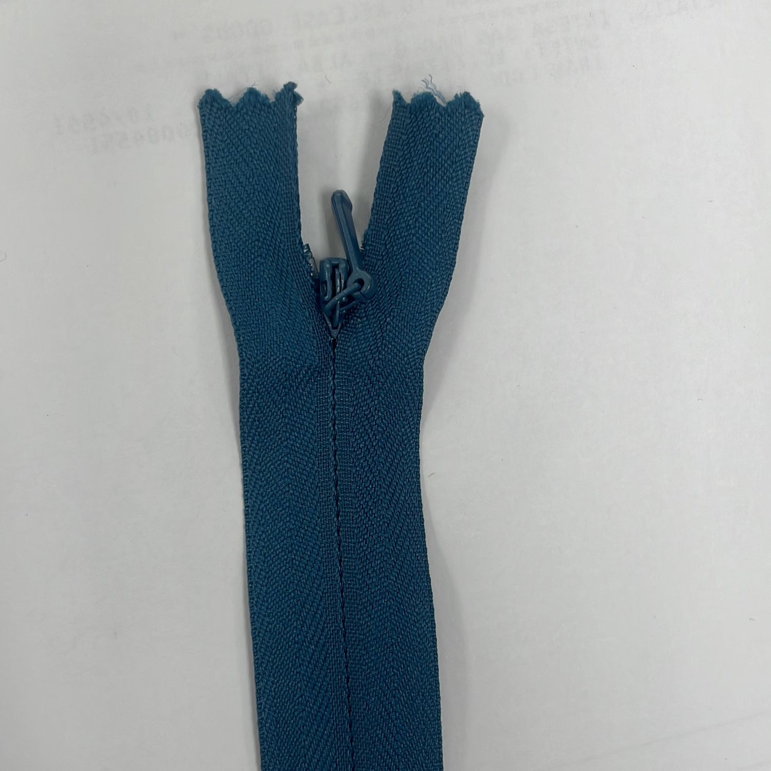 [ 19452 ] Zip Invisible Cotton/50cm/5g/Teal Blue per Each