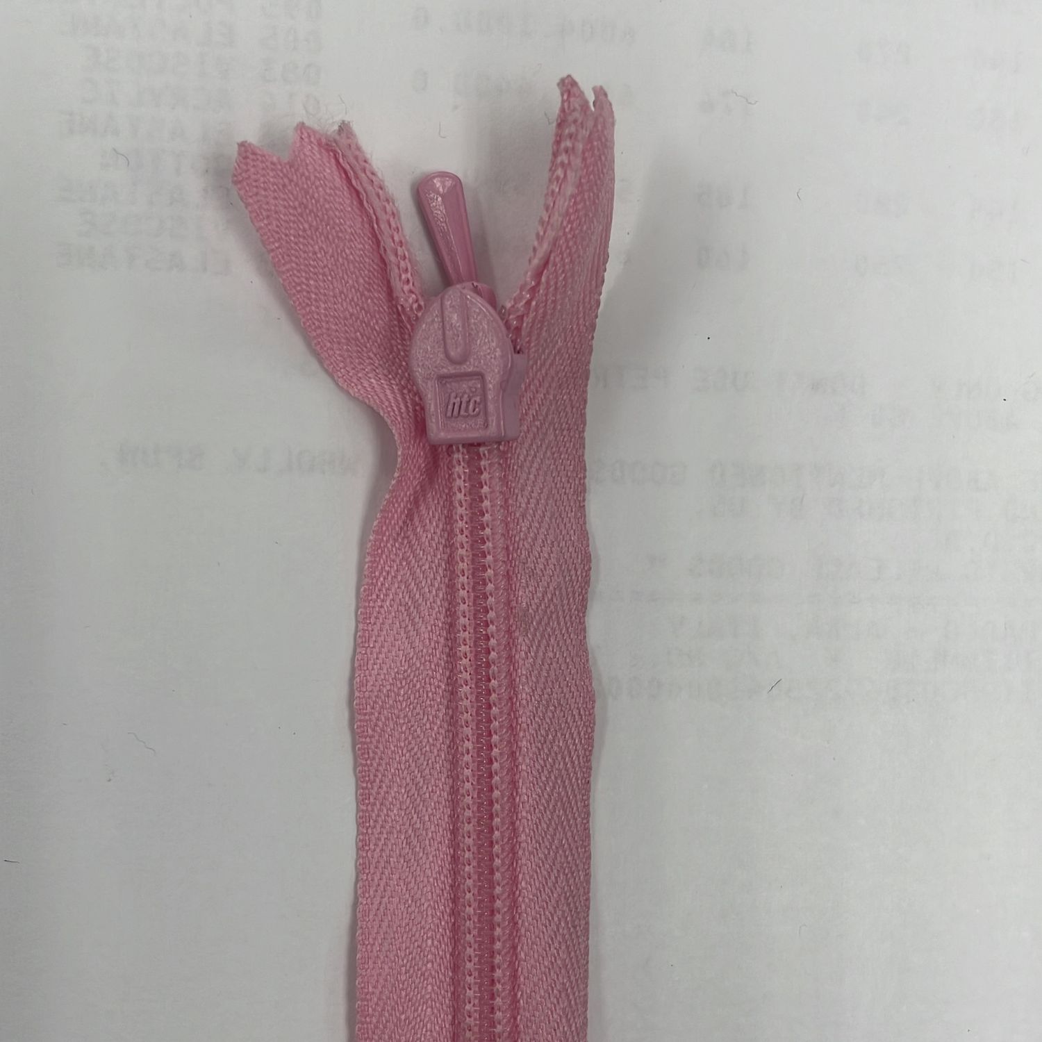 [ ZI-HTC-50-133 ] Zip Invisible 50cm-PINK per Each