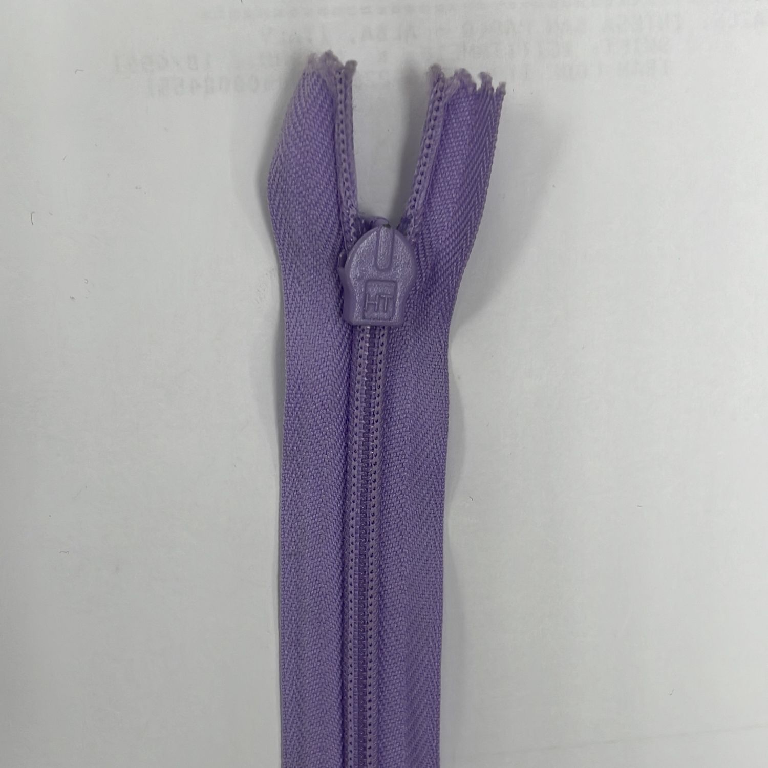 [ 19327 ] Zip Invisible Cotton/20cm/5g/Lavender per Each
