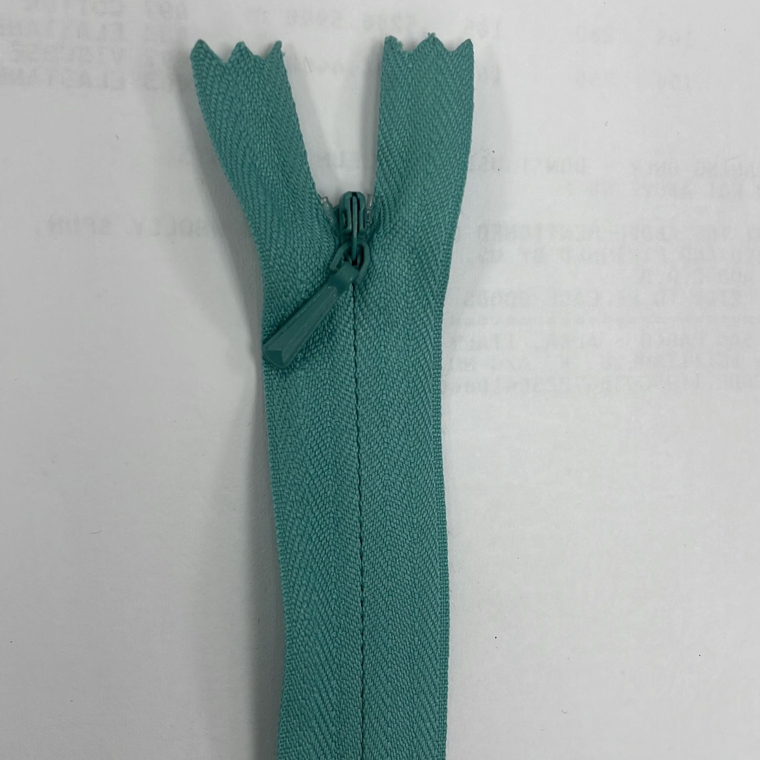 [ 18930 ] Zip Invisible Cotton/20cm/5g/Surf per Each