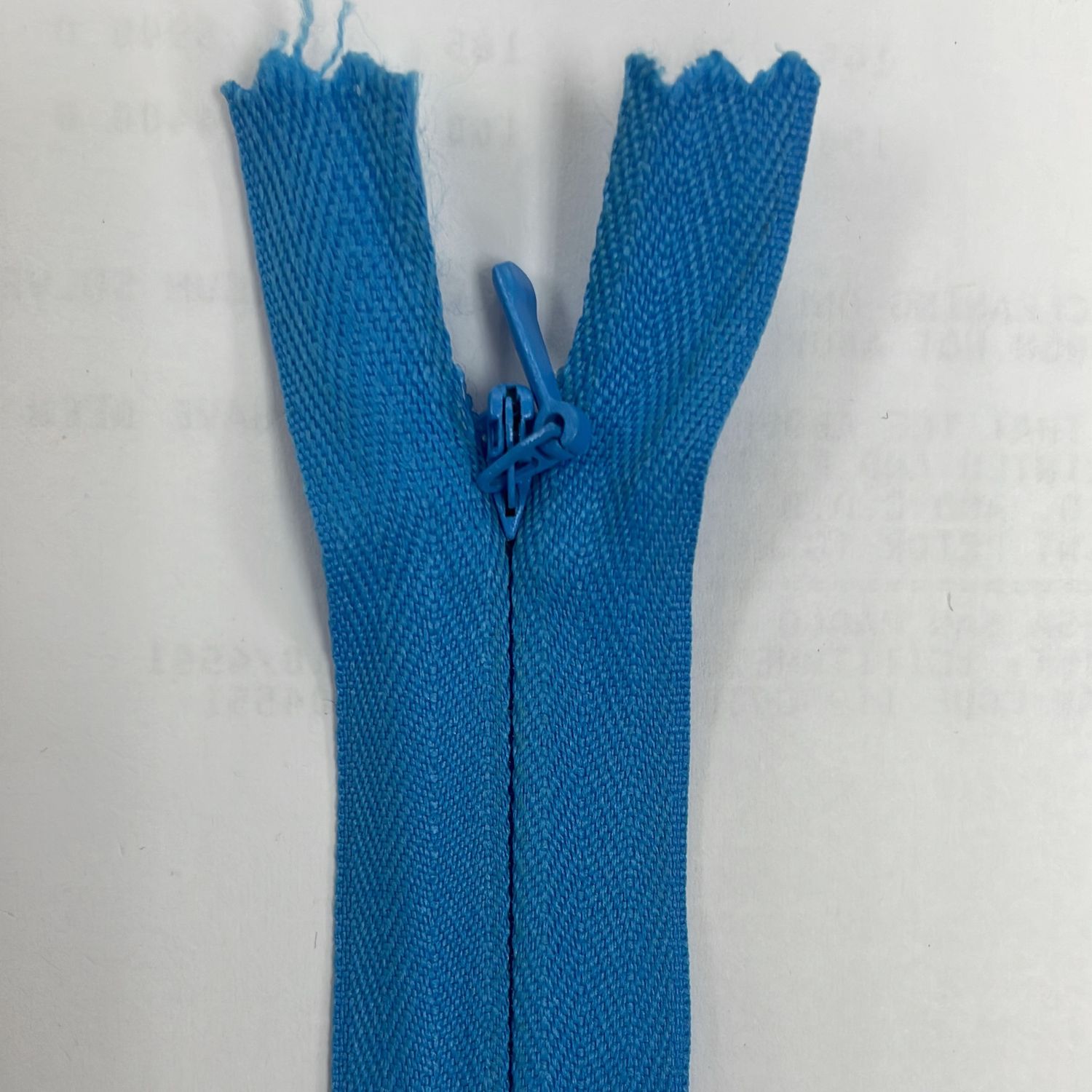 [ 18936 ] Zip Invisible Cotton/20cm/5g/Rocket Blue per Each