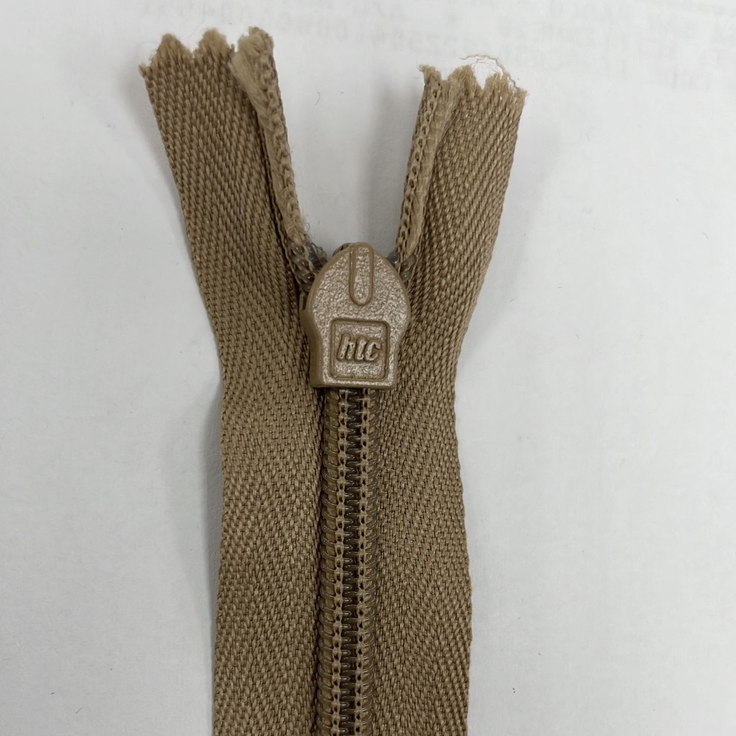 [ 18953 ] Zip Invisible Cotton/20cm/5g/Cocoa Beige per Each