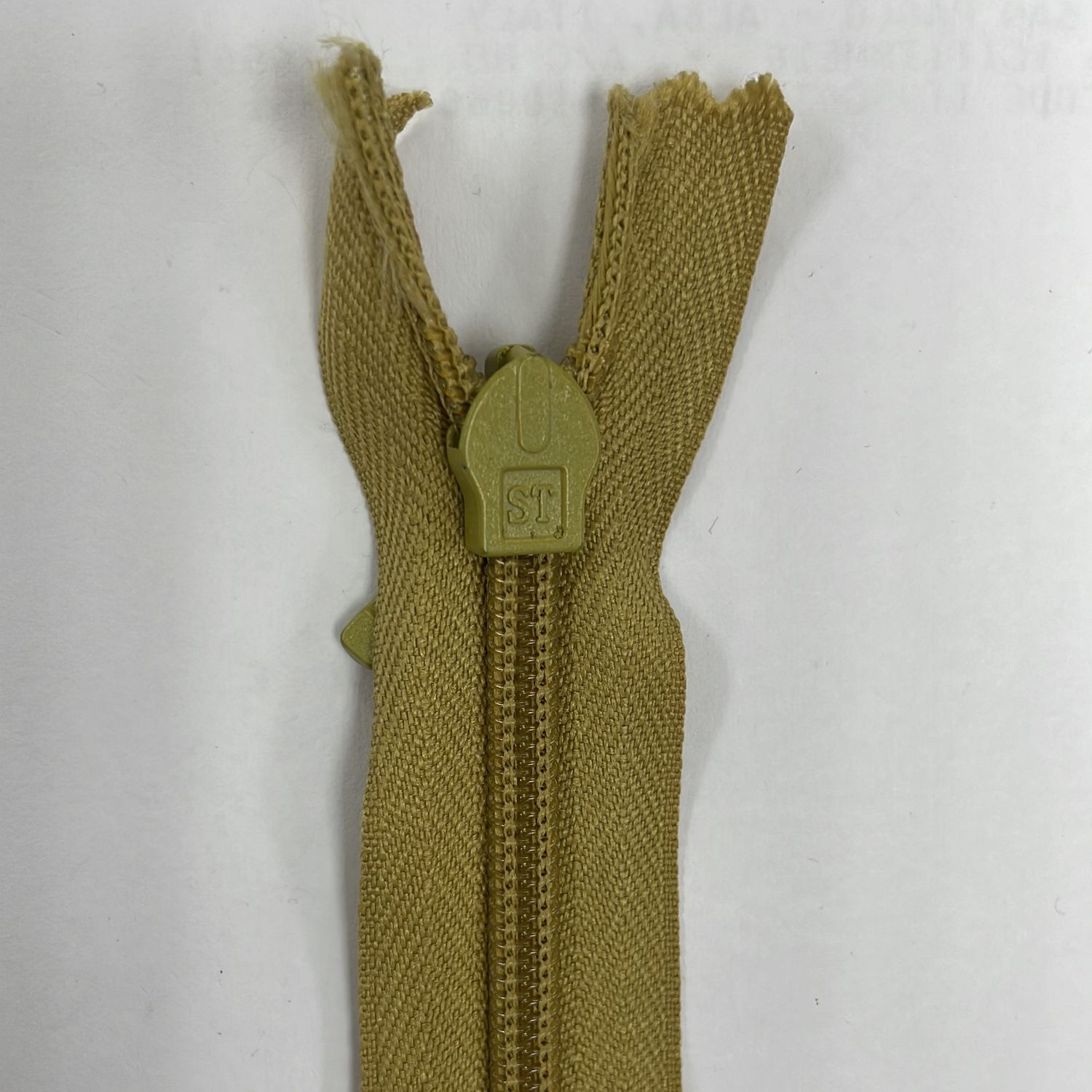 [ 18903 ] Zip Invisible Cotton/20cm/5g/Ant Gold per Each