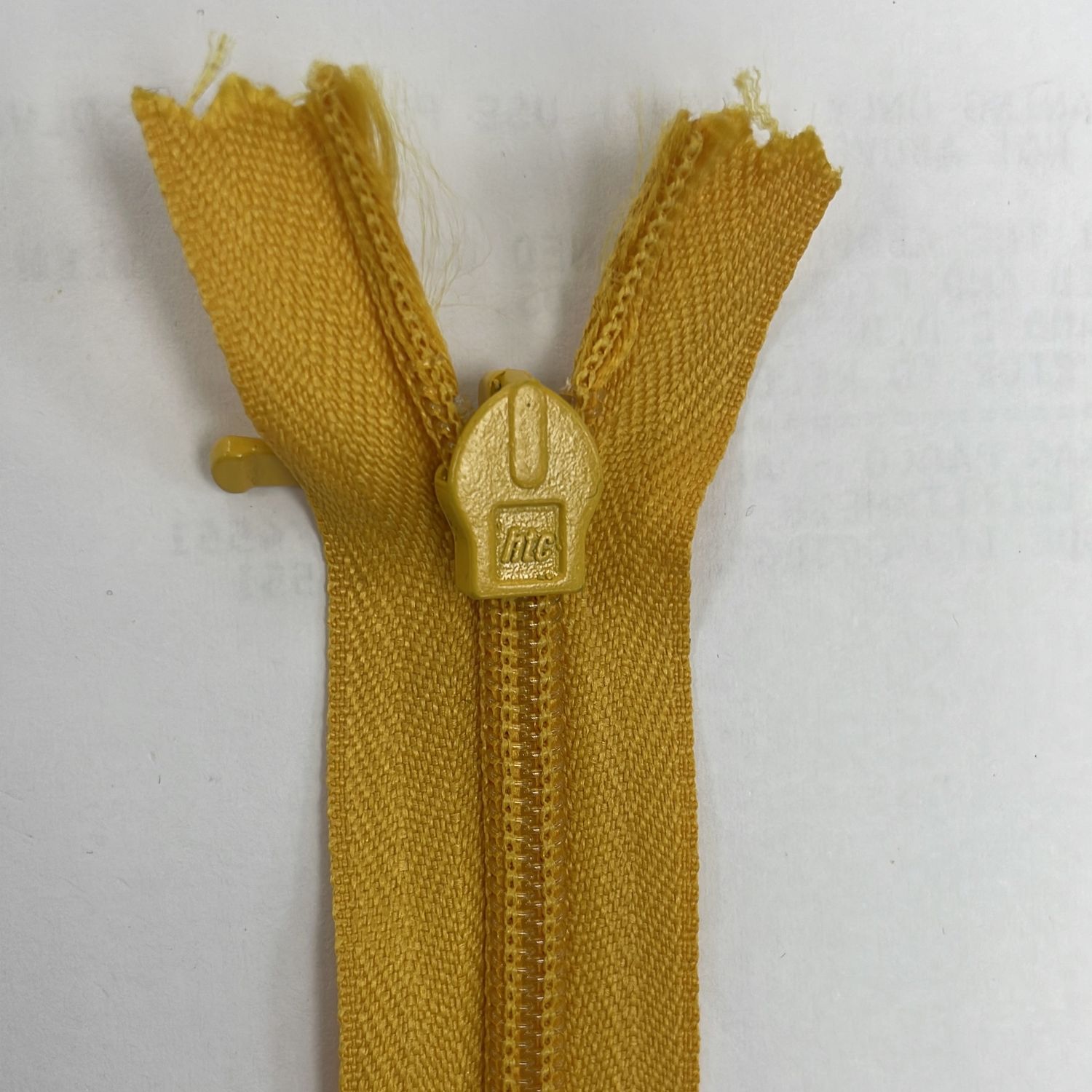 [ 18902 ] Zip Invisible Cotton/20cm/5g/Golden Rod  per Each